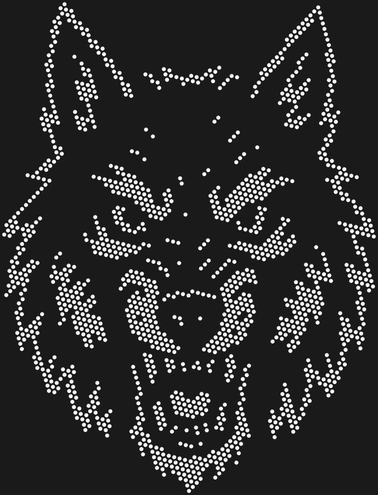 Трафарет Wolf — RHT_WOLF1_SS6_CRYSTAL_CLEAR