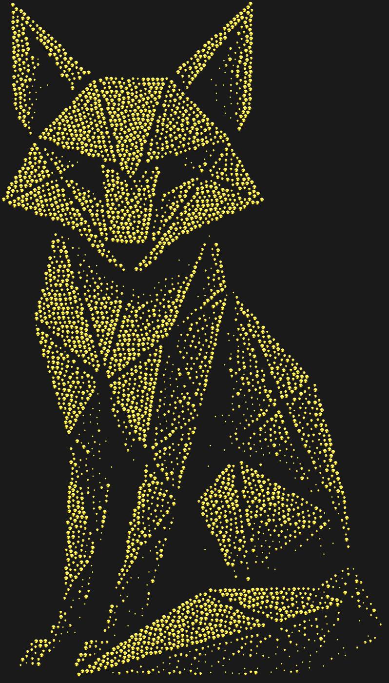 Трафарет Лиса — FOXGEOMETRIC1