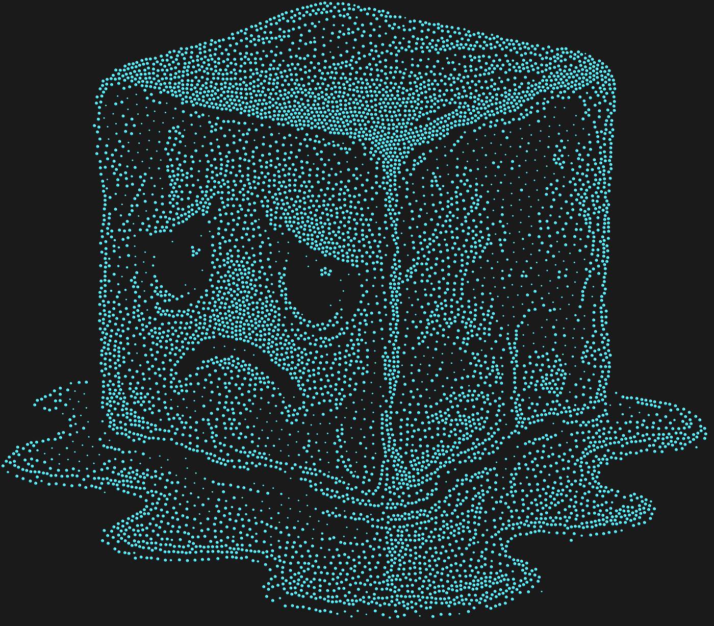 Трафарет Кубик льда — ICECUBE2