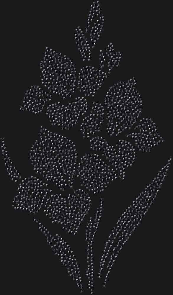 Трафарет Gladioli — RHT_GLADIOLUS1_SS10_JET_BLACK