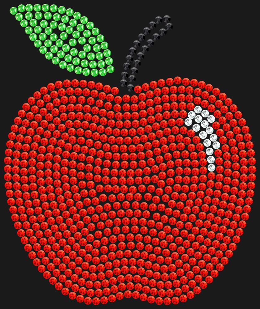 Трафарет Apple (in four colors) — RHT_APPLE1C_SS10_RED