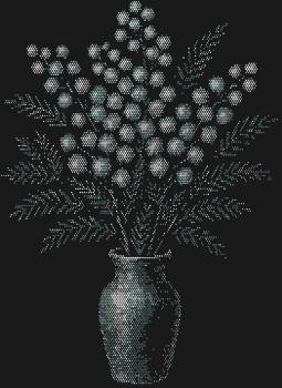 Рисунок из страз по номерам «Букет мимозы», сияющий 6580 бриллиантовыми искрами, оживляет нежное облако весеннего тепла, заключенное в объятьях необработанной красоты.