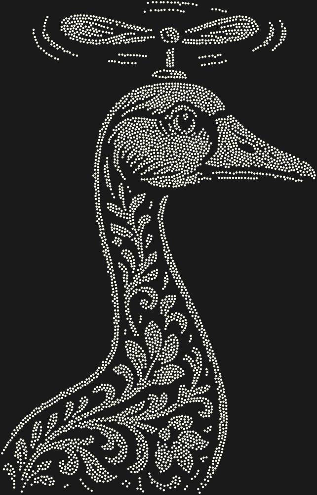 Трафарет Гусь Пропеллер — RHT_GOOSE2_SS16_CRYSTAL_AB