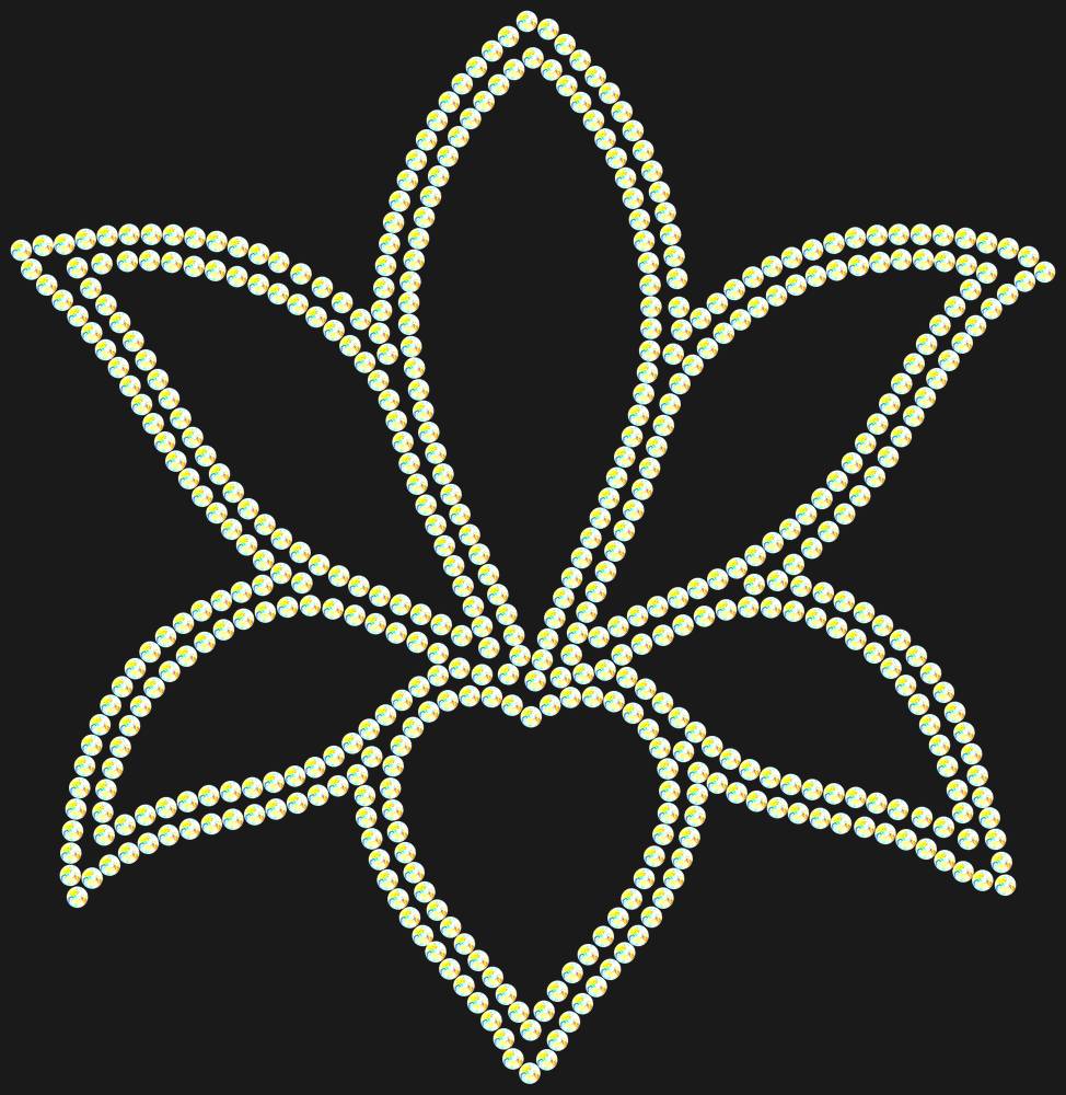Трафарет Lily — RHT_LILY1_SS16_CRYSTAL_AB