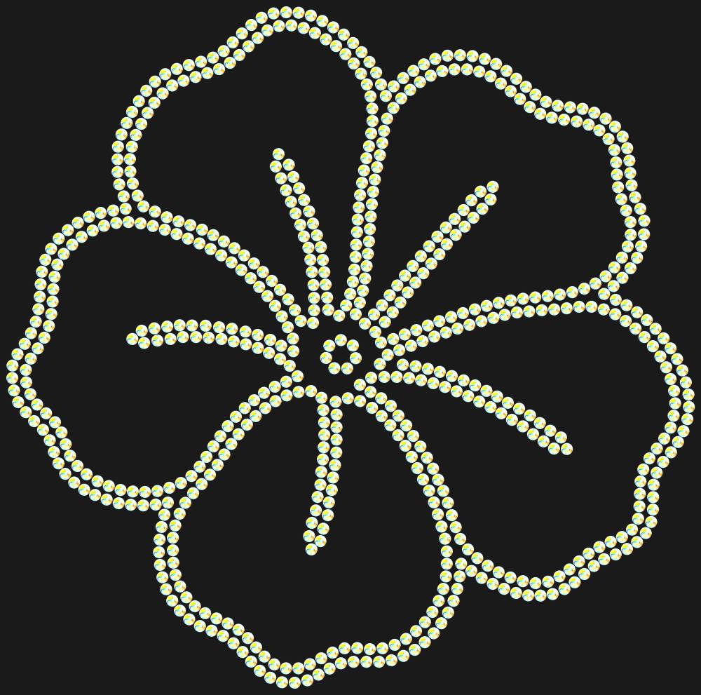 Трафарет Petunia — RHT_PETUNIA1_SS20_CRYSTAL_AB