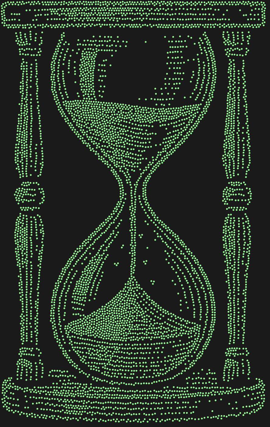 Трафарет Песочные часы — HOURGLASS3