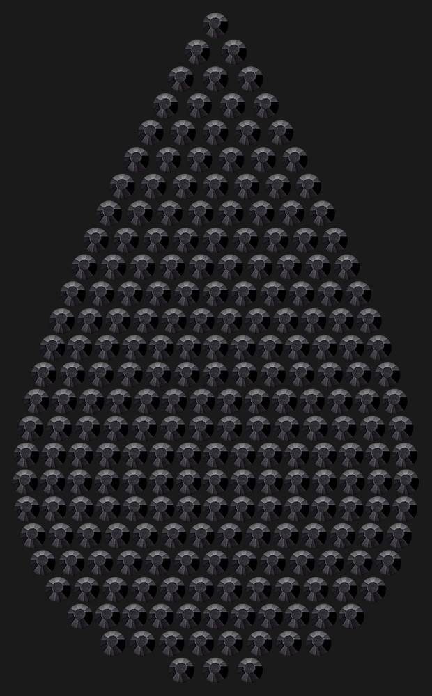 Трафарет A big drop — RHT_DROP3_SS16_JET_BLACK