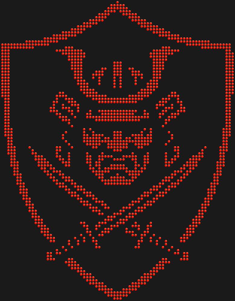 Трафарет Samurai shield — RHT_SAMURAI1_SS16_LT_SIAM