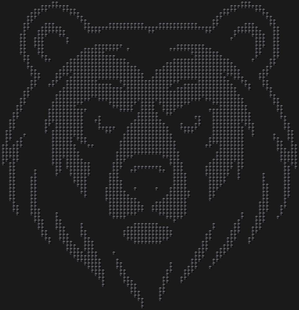 Трафарет Bear — RHT_BEAR1_SS10_JET_BLACK