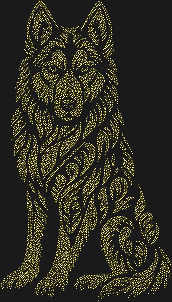 Трафарет Husky — RHT_HUSKY1_SS4_GOLD