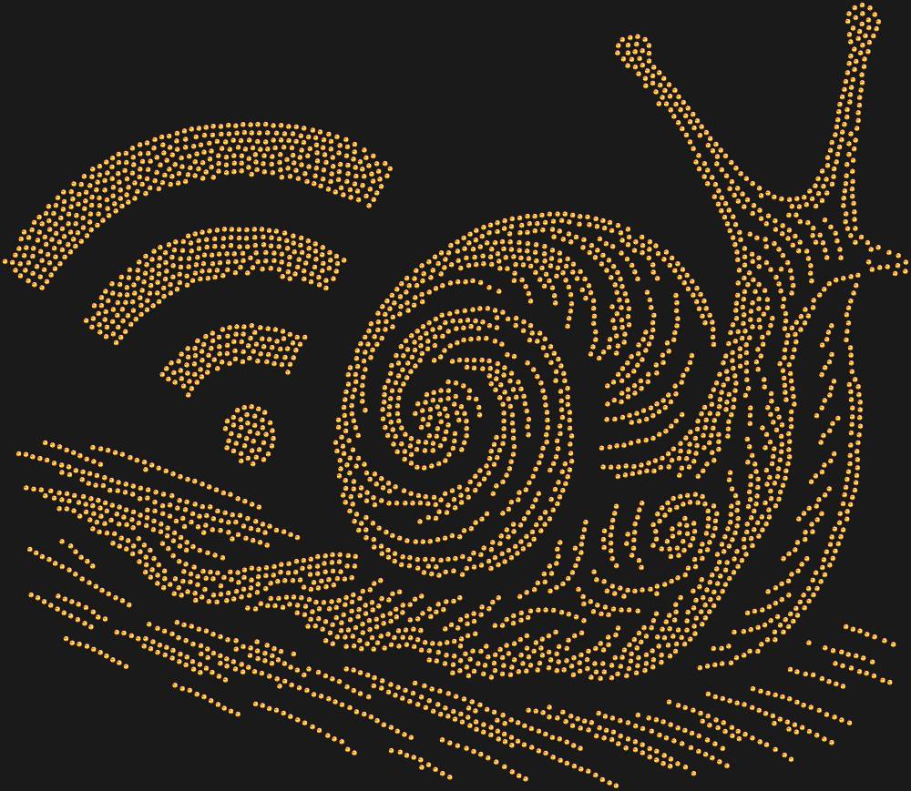 Трафарет Медленный интернет — RHT_SNAIL3_SS16_RED_VOLCANO
