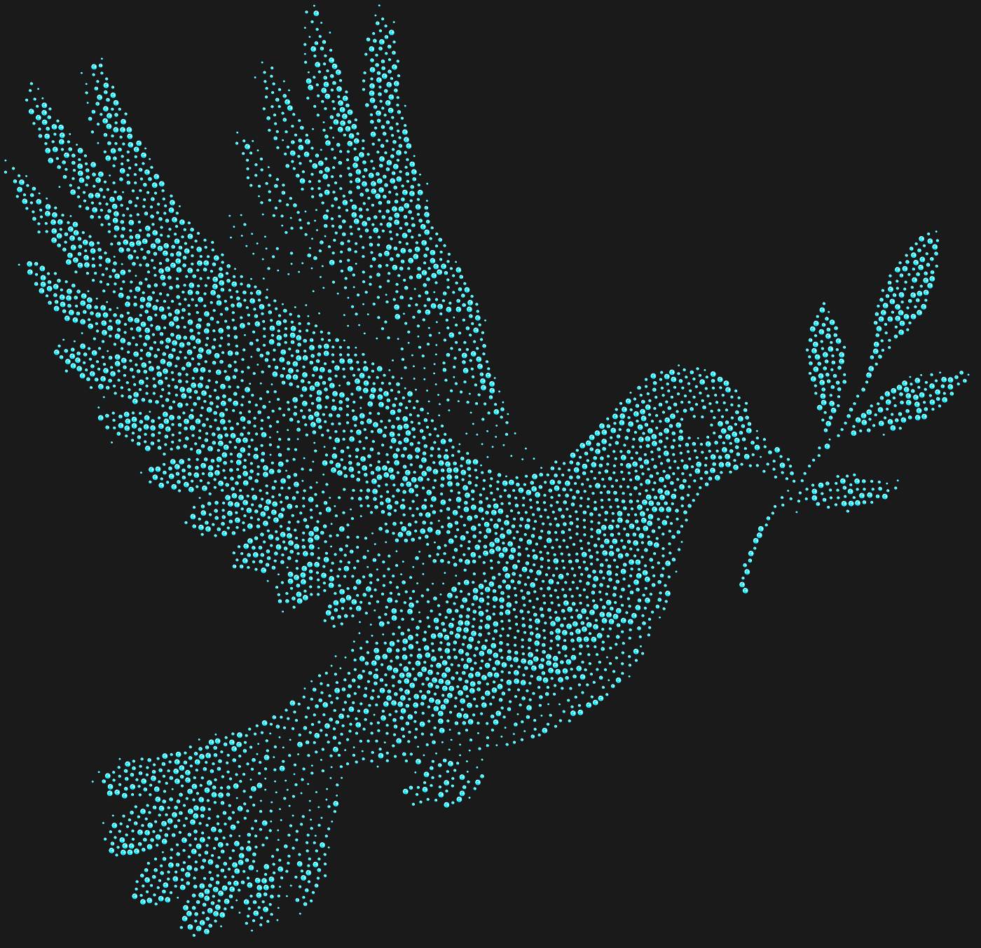 Трафарет Голубка — DOVEBRANCH1