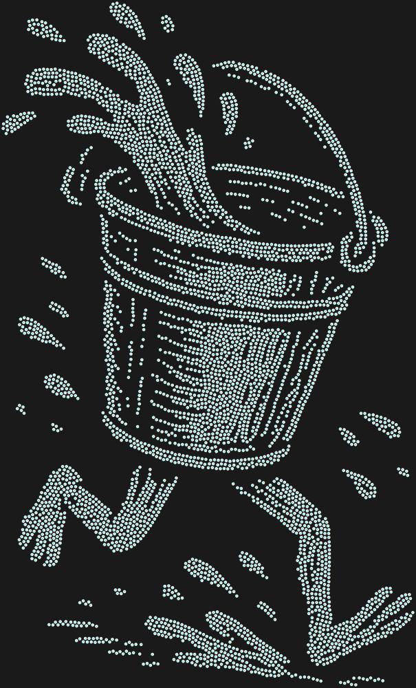 Трафарет Бегущее ведро — RHT_BUCKET1_SS20_CRYSTAL_AB_DMC