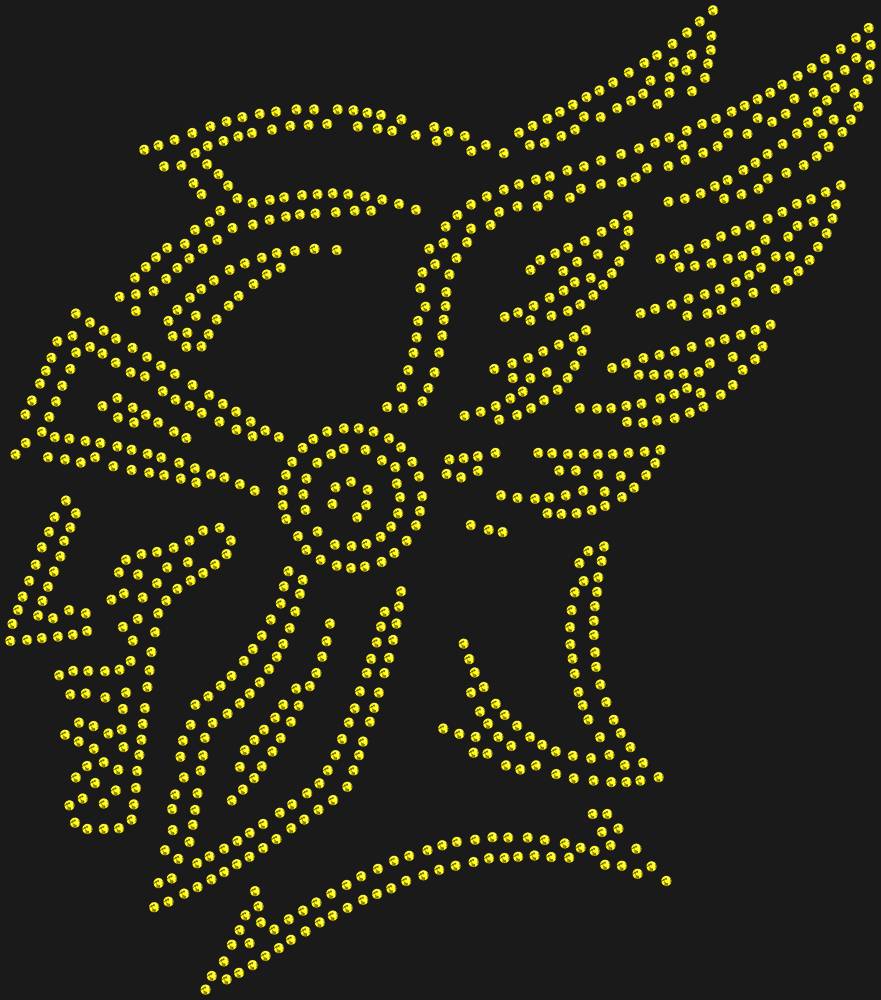 Трафарет Warrior in a winged helmet — RHT_HELMET1_SS10_OLIVE