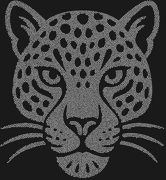 Маска Леопард - Африка, ослепительно сияющая 8107 стразами, перенесёт вас в сердце диких саванн, где каждый блик — это шёпот тайны и зов приключений.