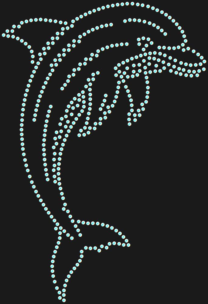 Трафарет Dolphin — RHT_DOLPHIN2_SS10_CRYSTAL_AB_DMC