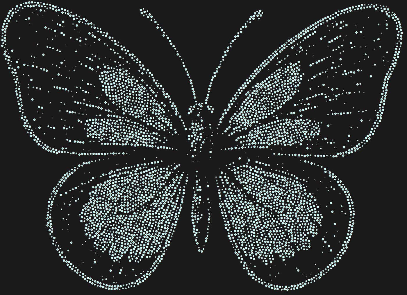 Трафарет Бабочка — BUTTERFLY5