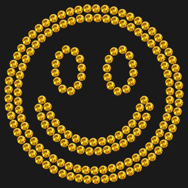 Трафарет Smiley — RHT_SMILE1_SS10_TOPAZ