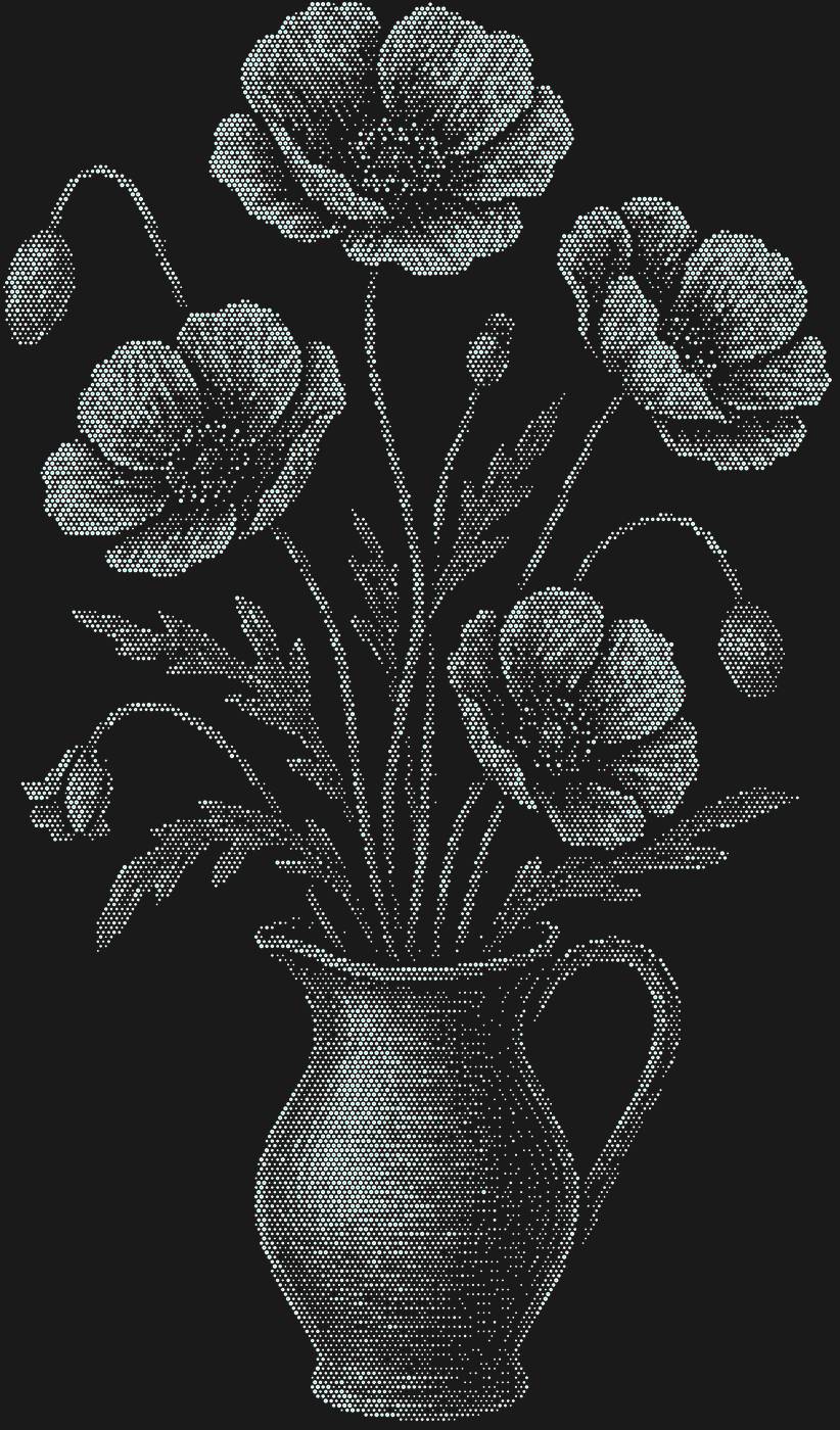 Трафарет Букет маков — POPPYBOUQUET1