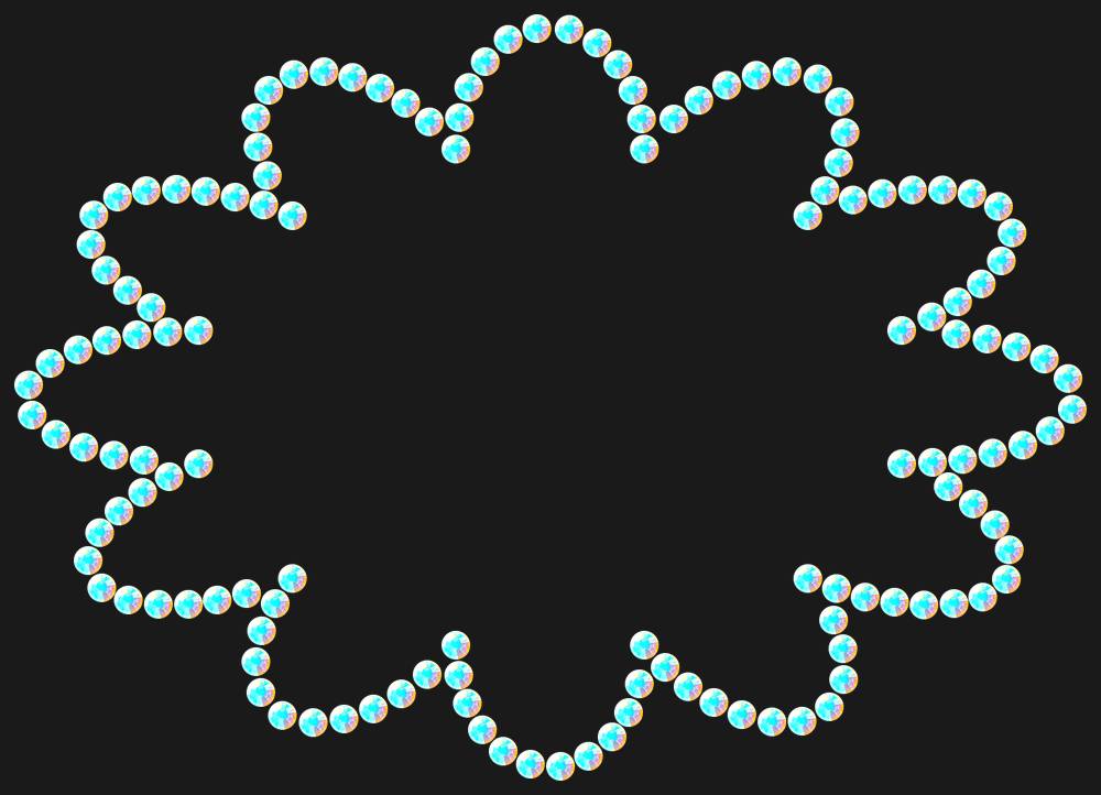Трафарет Speech bubble — RHT_CLOUD1_SS12_CRYSTAL_AB_DMC