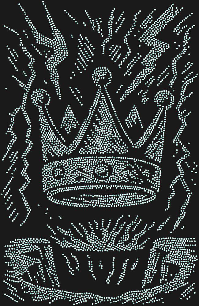 Трафарет Crown — RHT_CROWNABYSS1_SS5_CRYSTAL_AB_DMC