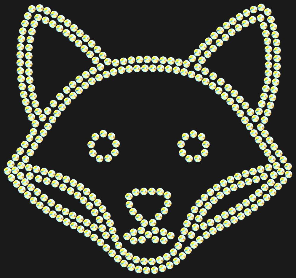 Трафарет Fox — RHT_FOX1_SS12_CRYSTAL_AB