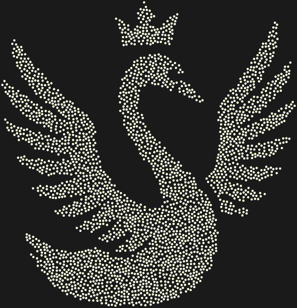 Трафарет The Swan Princess — RHT_SWANPRINCESS1_SS20_CRYSTAL_AB
