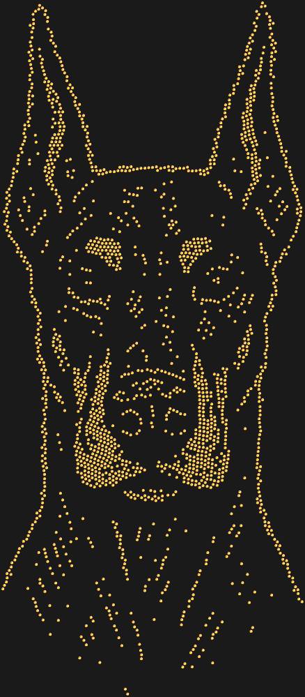 Трафарет Doberman — RHT_DOBERMAN1_SS16_RED_VOLCANO