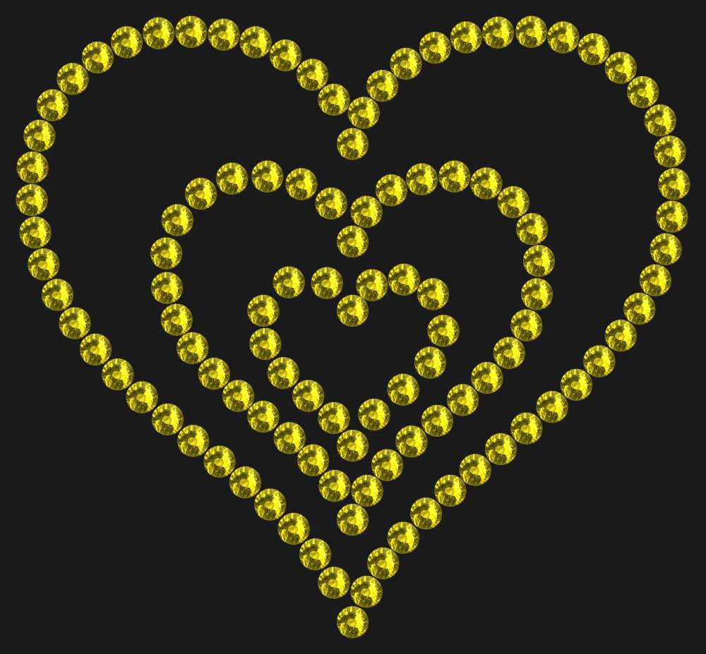 Трафарет Triple heart — RHT_HEART7_SS16_OLIVE