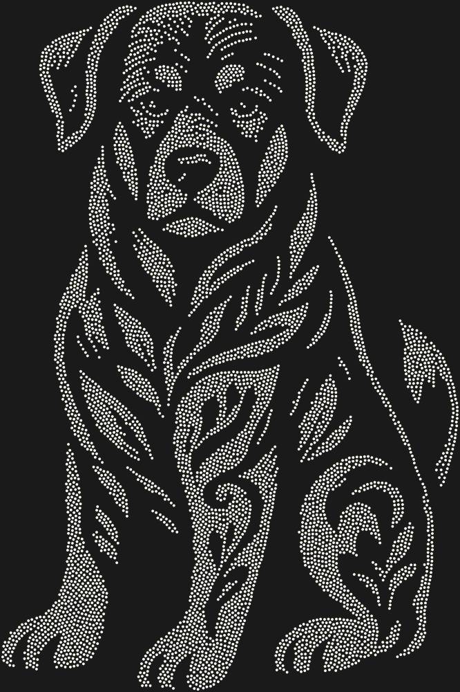 Трафарет Ротвейлер — RHT_ROTTWEILER1_SS16_CRYSTAL_AB