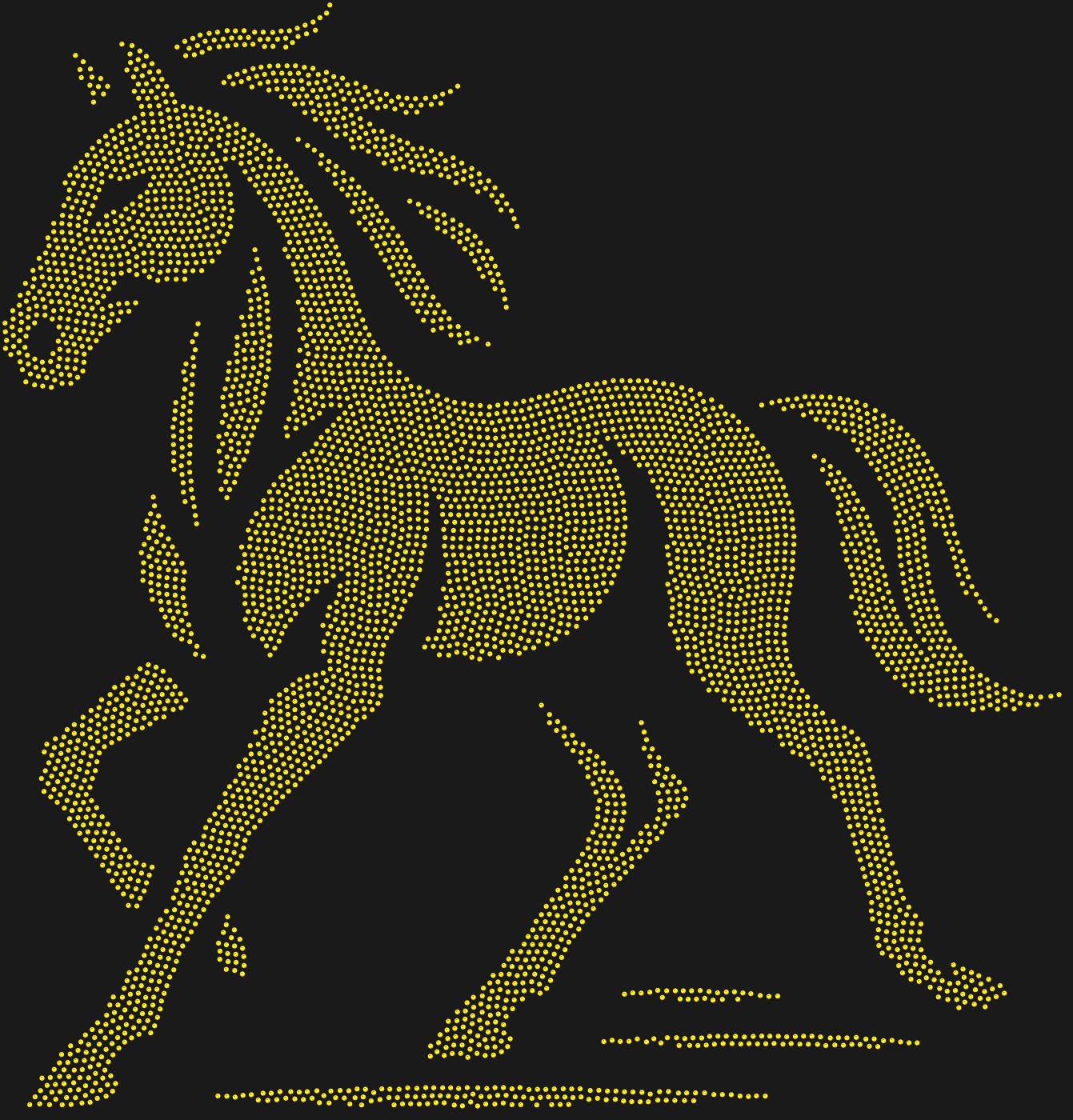 Трафарет Лошадь — HORSE16