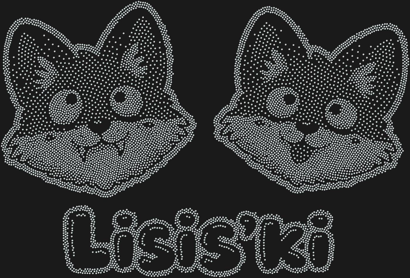 Трафарет Лисиськи — FOXES1