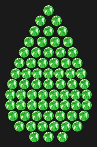 Трафарет Mini drop — RHT_DROP1_SS10_LT_PERIDOT