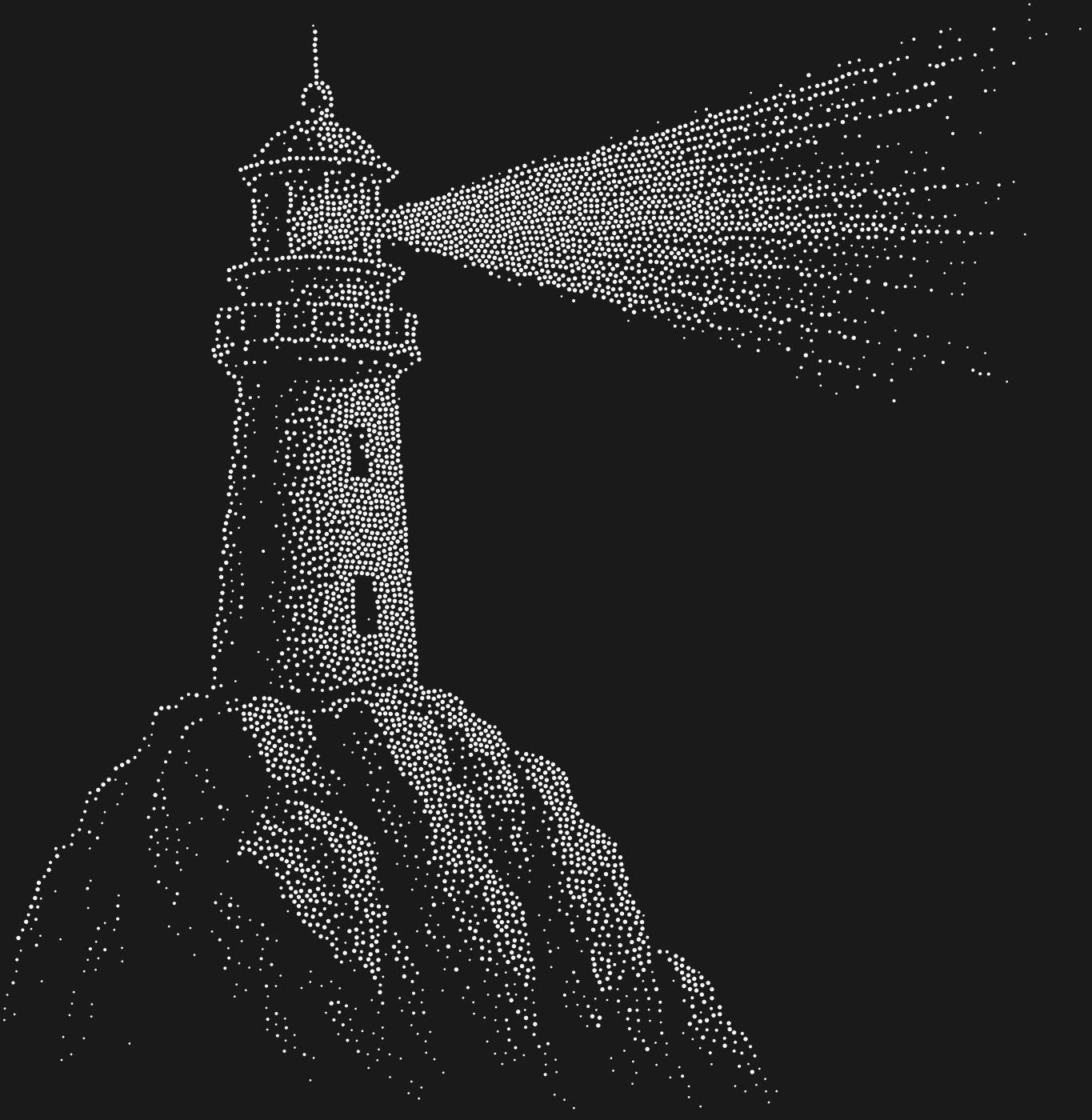 Трафарет Маяк на скале — LIGHTHOUSECLIFF1