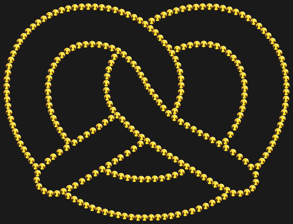 Трафарет Pretzel — RHT_PRETZEL1_SS10_GOLD