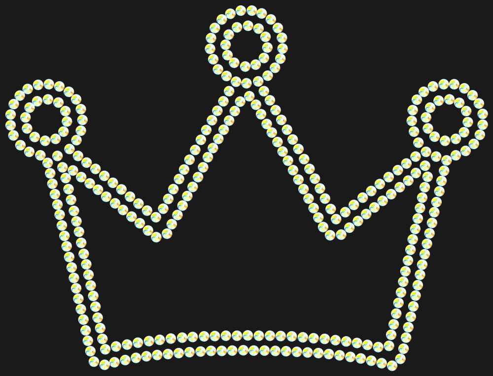 Трафарет Crown — RHT_CROWN1_SS10_CRYSTAL_AB