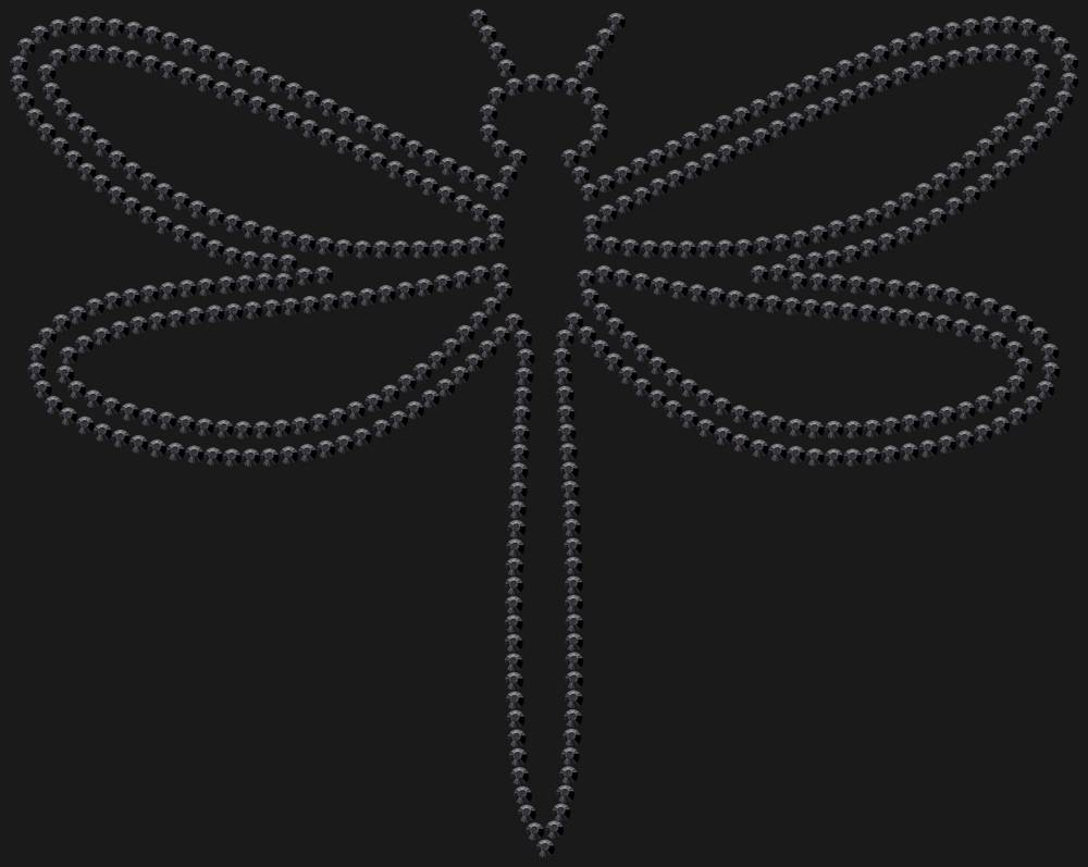 Трафарет Dragonfly — RHT_DRAGONFLY1_SS16_JET_BLACK