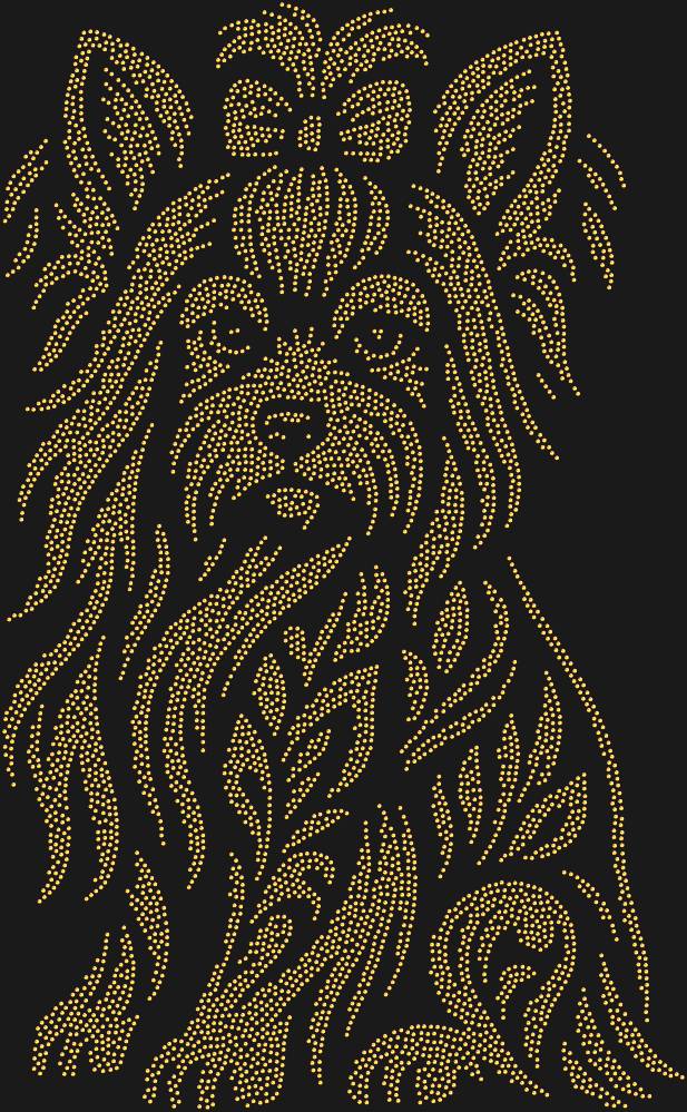 Трафарет Yorkshire Terrier — RHT_YORKSHIRETERRIER1_SS4_RED_VOLCANO