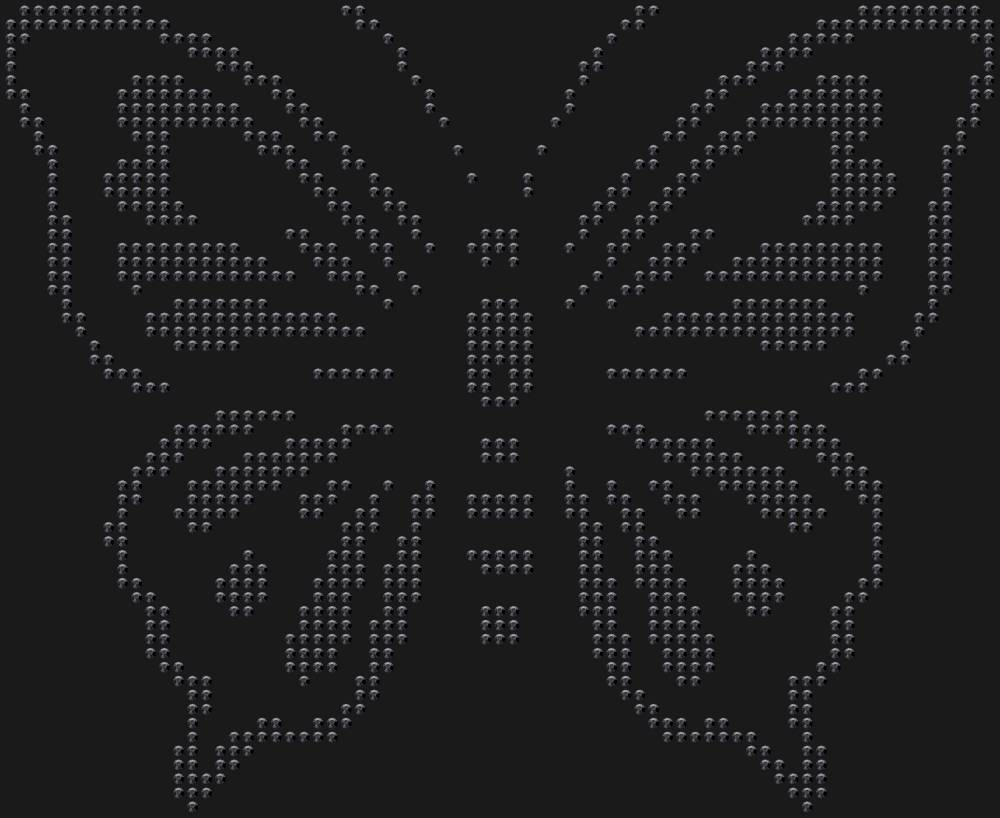 Трафарет Butterfly — RHT_BUTTERFLY2_SS16_JET_BLACK