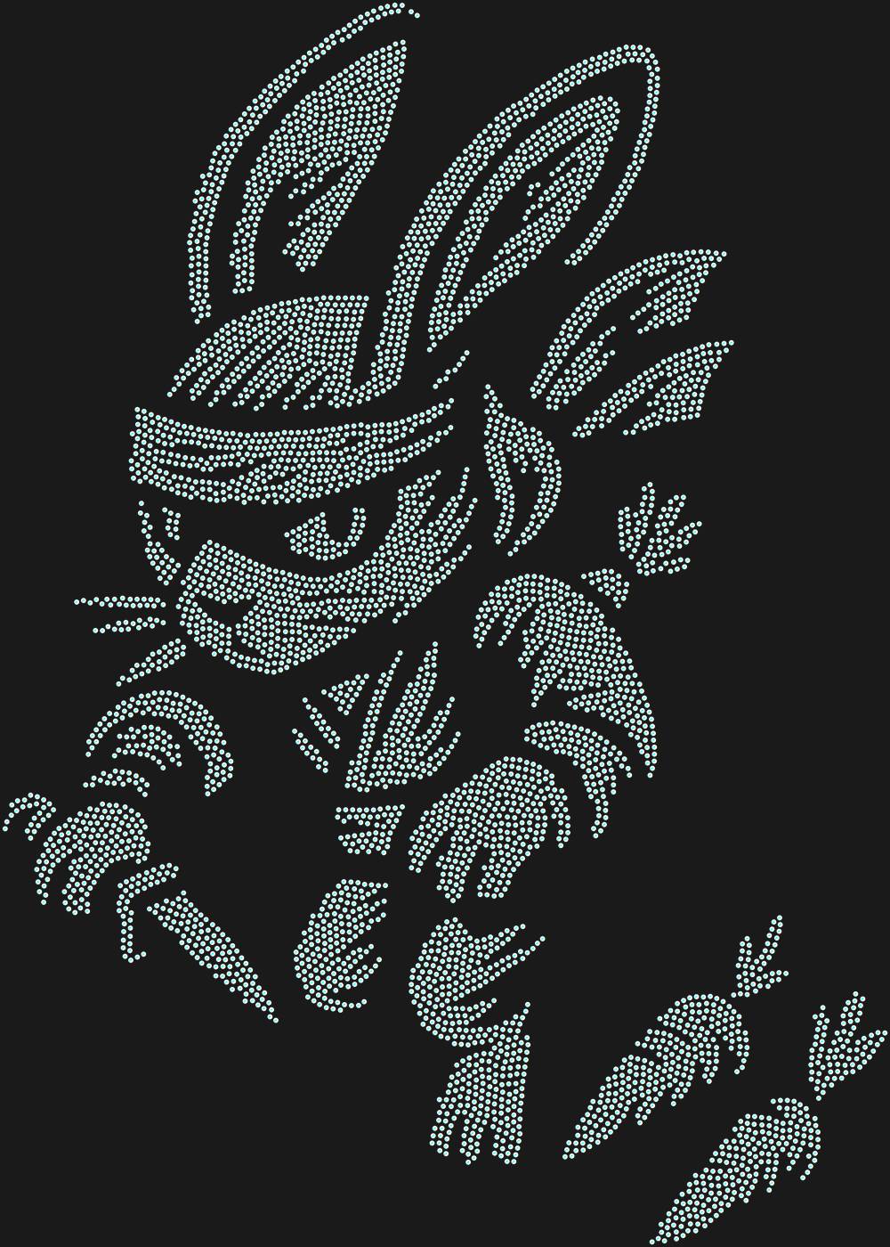 Трафарет Заяц-ниндзя — RABBITNINJA1