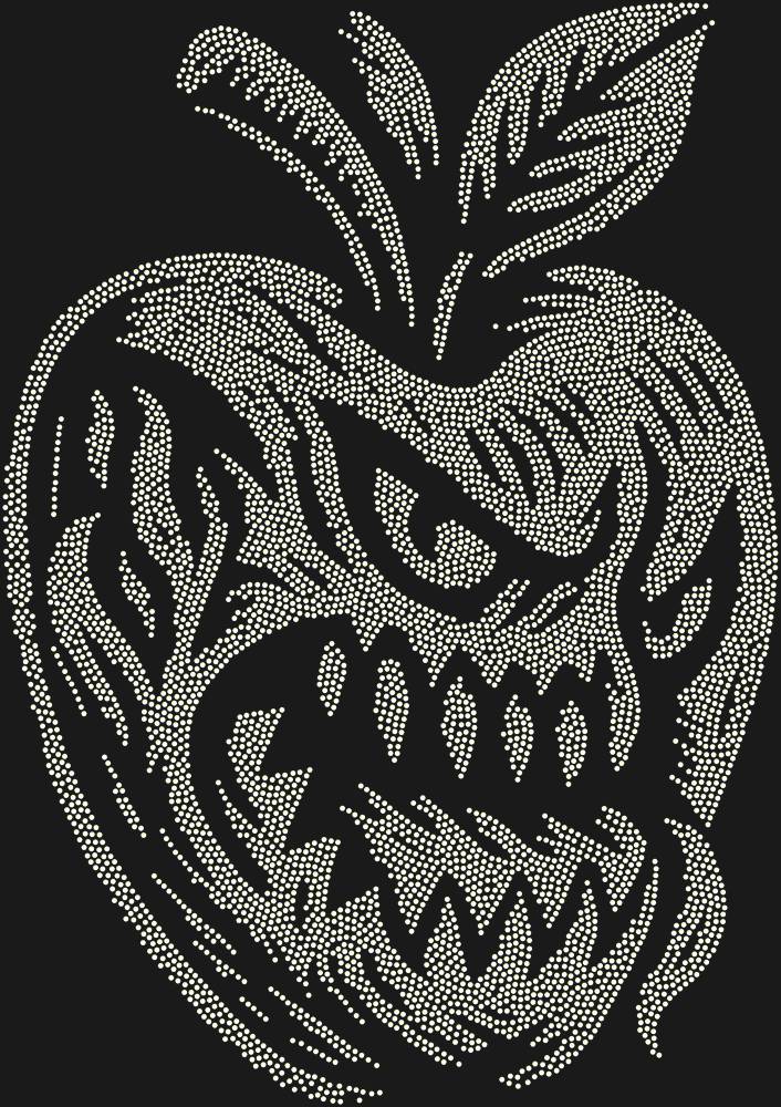 Трафарет Apple monster — RHT_APPLEMONSTER1_SS12_CRYSTAL_AB