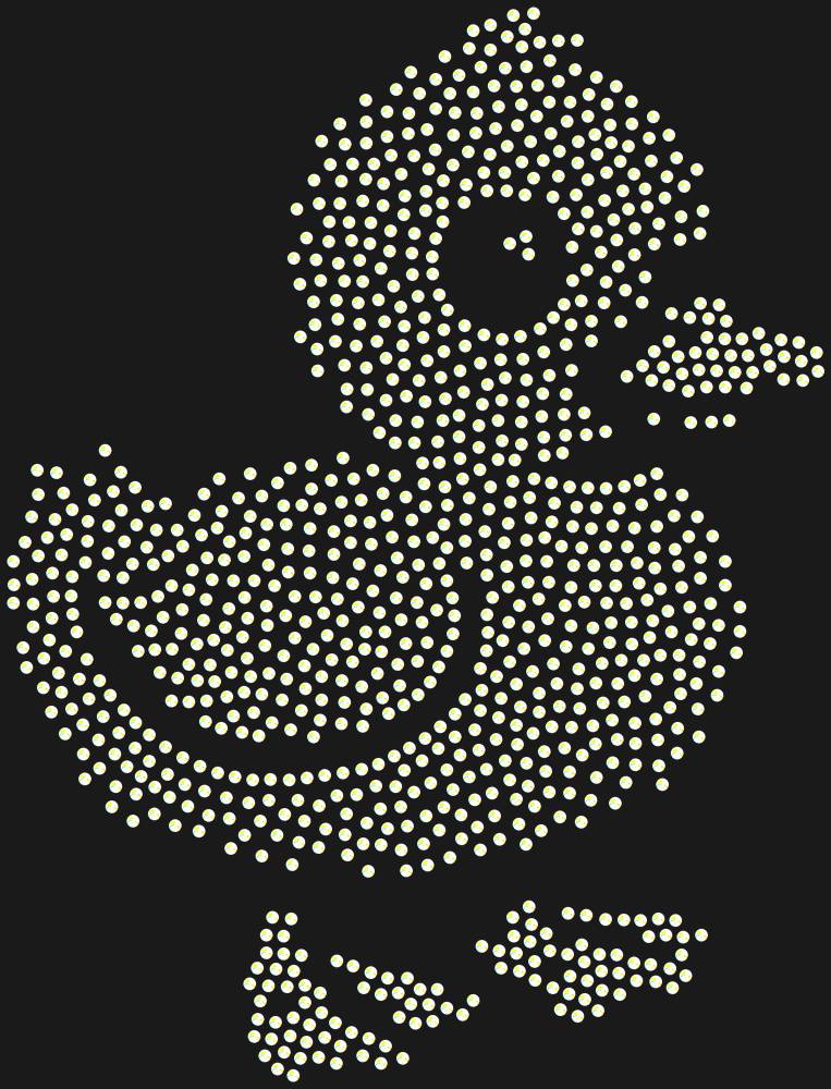 Трафарет Duckling — RHT_DUCKLING1_SS6_CRYSTAL_AB