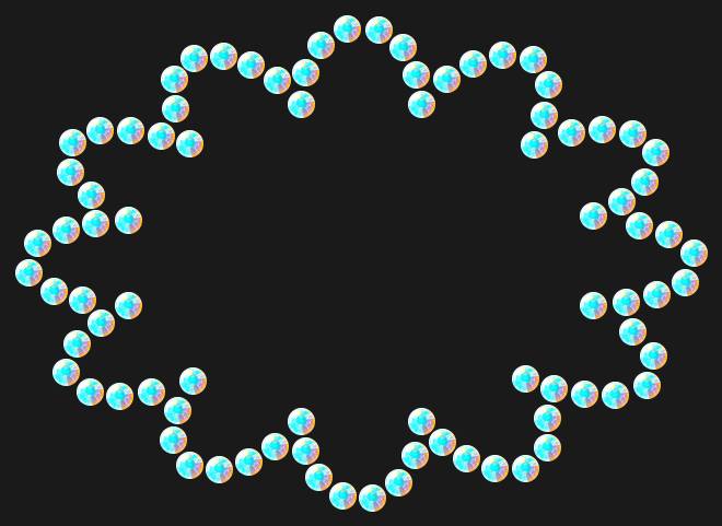 Трафарет Mini cloud — RHT_CLOUD2_SS6_CRYSTAL_AB_DMC