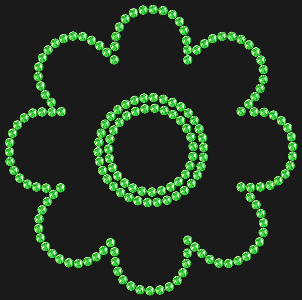 Трафарет Flower — RHT_FLOWER1_SS10_LT_PERIDOT