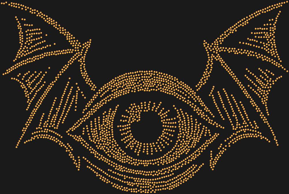 Трафарет Летучий глаз — RHT_FLIGHTEYE1_SS10_RED_VOLCANO