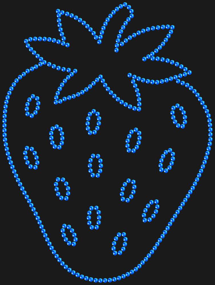 Трафарет Strawberry — RHT_STRAWBERRY2_SS10_SAPPHIRE