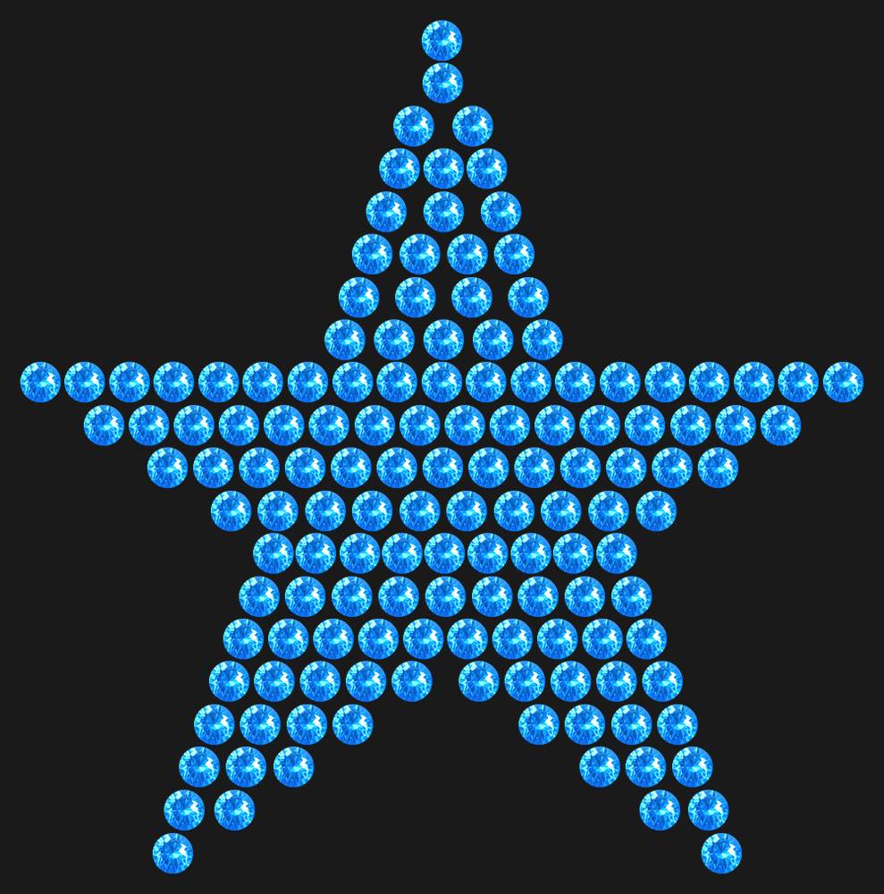 Трафарет Mini Star Classic — RHT_STAR3_SS16_LT_SAPPHIRE