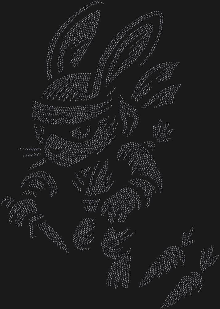 Трафарет Заяц-ниндзя — RHT_RABBITNINJA1_SS10_JET_BLACK
