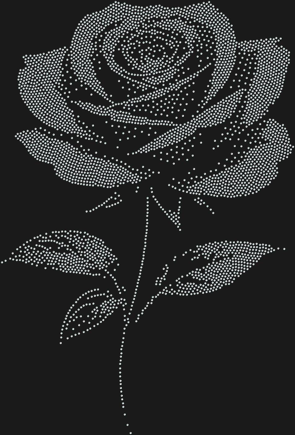 Трафарет Роза — ROSE4