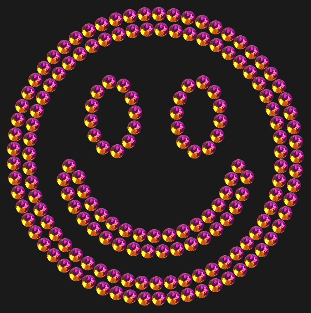 Трафарет Smiley — RHT_SMILE1_SS16_RAINBOW